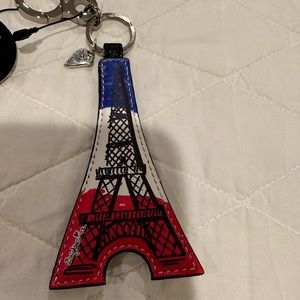 Brighton leather Eiffel Tower keychain